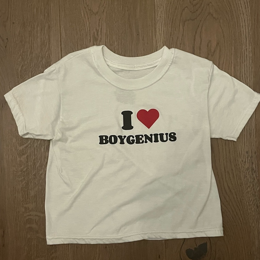 boygenius cropped shirt